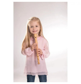 Boogie Bee Blockflöte Holz Barock, 32 cm