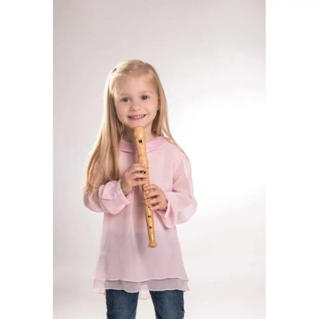 Boogie Bee Blockflöte Holz Barock, 32 cm