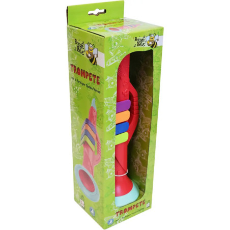 Boogie Bee Trompete, rot, 27cm Boogie Bee Trompete, rot, 27cm