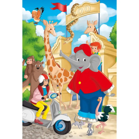 Schmidt Spiele Puzzle Im Zoo, 3x24T