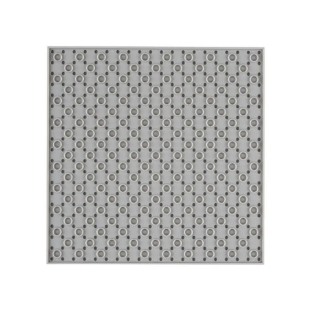 Open Bricks Baseplate 20x20 light grey, 4 Stück