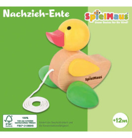 SpielMaus Holz Nachziehente
