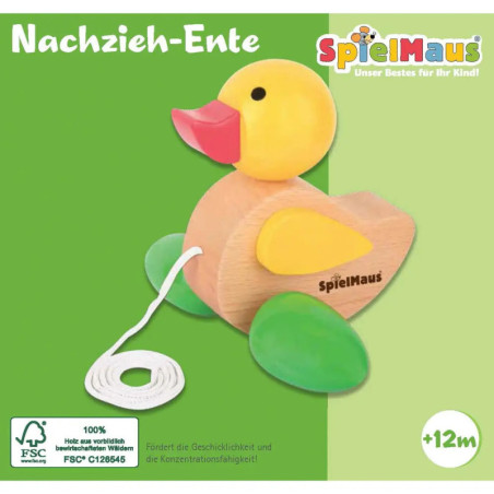 SpielMaus Holz Nachziehente SpielMaus Holz Nachziehente