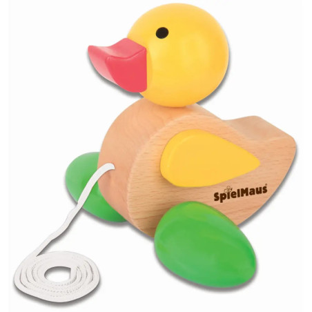 SpielMaus Holz Nachziehente SpielMaus Holz Nachziehente