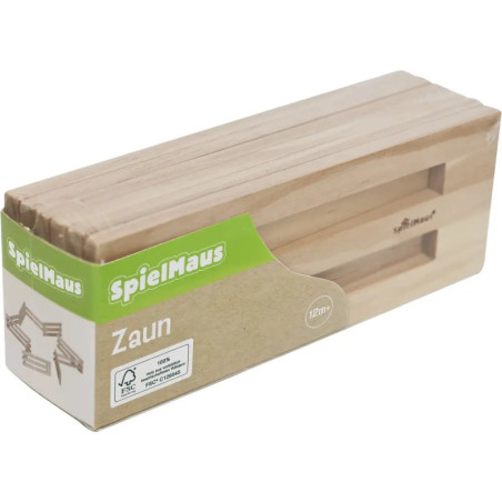 SpielMaus Holz Zaun, faltbar