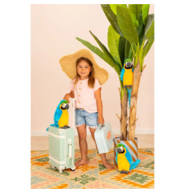 Teddy Hermann Papagei Gelbbrustara 26 cm