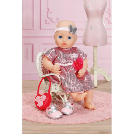 Zapf 705438 Baby Annabell Deluxe Glamour 43 cm