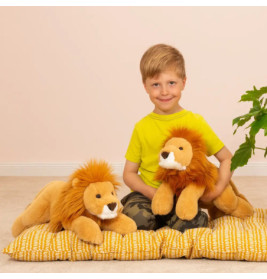 Teddy Hermann Löwe liegend 45 cm
