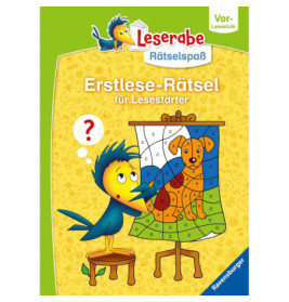 Ravenburger 48987 Leserabe: Erstlese-Rätsel für Lesestarter (Vor-Lesestufe) Quiz und Rätsel