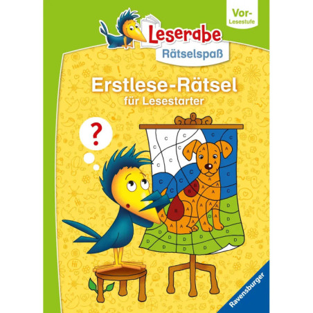 Ravenburger 48987 Leserabe: Erstlese-Rätsel für Lesestarter (Vor-Lesestufe) Quiz und Rätsel