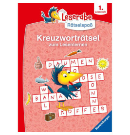 Ravenburger 48988 Leserabe: Kreuzworträtsel zum Lesenlernen (1. Lesestufe) Quiz und Rätsel