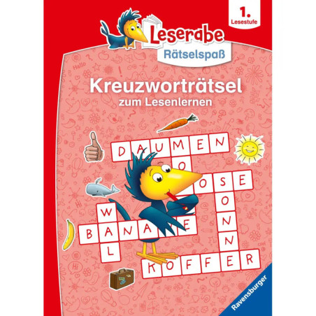 Ravenburger 48988 Leserabe: Kreuzworträtsel zum Lesenlernen (1. Lesestufe) Quiz und Rätsel