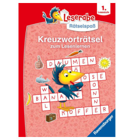 Ravenburger 48988 Leserabe: Kreuzworträtsel zum Lesenlernen (1. Lesestufe) Quiz und Rätsel