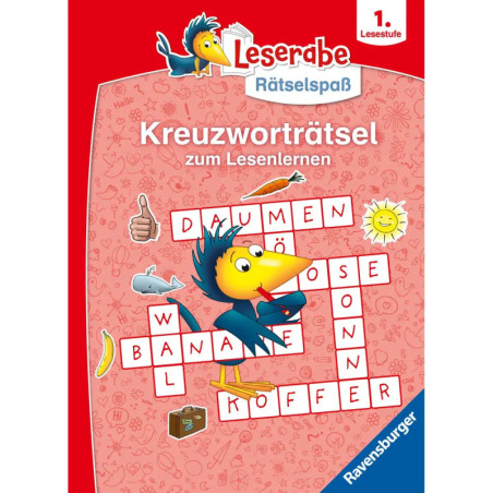 Ravenburger 48988 Leserabe: Kreuzworträtsel zum Lesenlernen (1. Lesestufe) Quiz und Rätsel