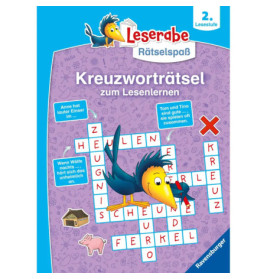 Ravenburger 48989 Leserabe: Kreuzworträtsel zum Lesenlernen (2. Lesestufe) Quiz und Rätsel