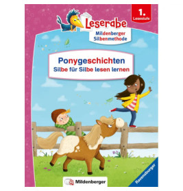 Ravenburger 46189 Leserabe - Sonderausgaben: Ponygeschichten - Silbe für Silbe lesen lernen Erstlesetitel