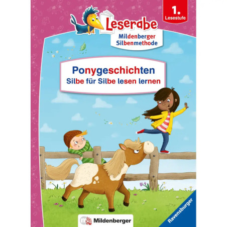 Ravenburger 46189 Leserabe - Sonderausgaben: Ponygeschichten - Silbe für Silbe lesen lernen Erstlesetitel