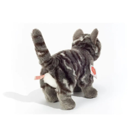 Teddy Hermann Katze stehend, grau, 20 cm Teddy Hermann Katze stehend, grau, 20 cm
