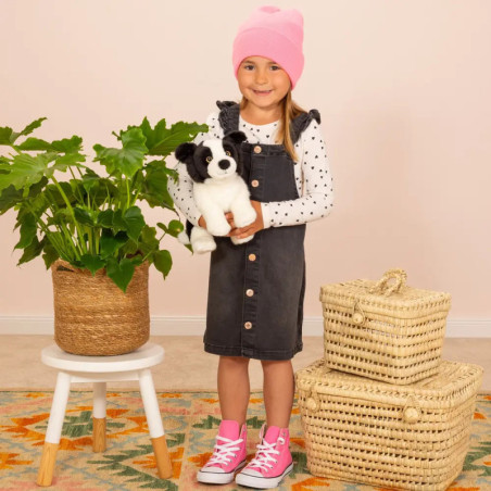 Teddy Hermann Border Collie Welpe sitzend 25 cm