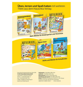 Kindergartenblock - Meine ersten Rätsel und Denkspiele ab 3 Jahre. Ab 3 Jahre., sortiert
