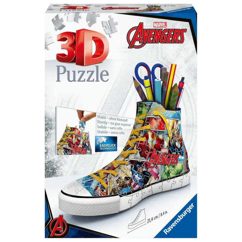 Ravenburger 12113 Puzzle Sneaker - Avengers 3D 108 Teile