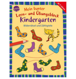 Barnhusen, Friederike: Mein bunter Lern- und Übungsblock Kindergarten – Bilderrätsel und Zählspiele