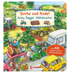 Suche und finde! - Autos, Bagger, Mähdrescher