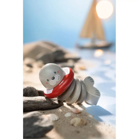 HABA Klapperfigur Robbe
