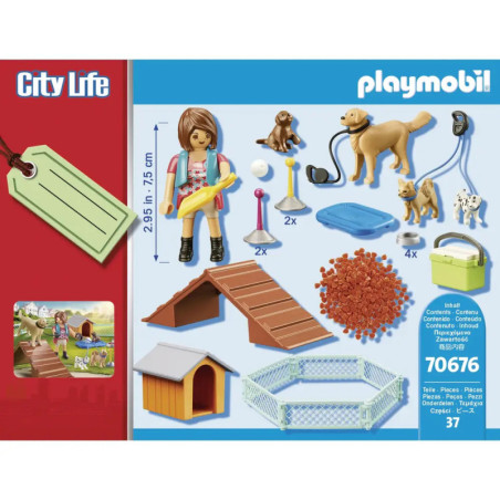 PLAYMOBIL 70676 Geschenkset 'Hundetrainerin'