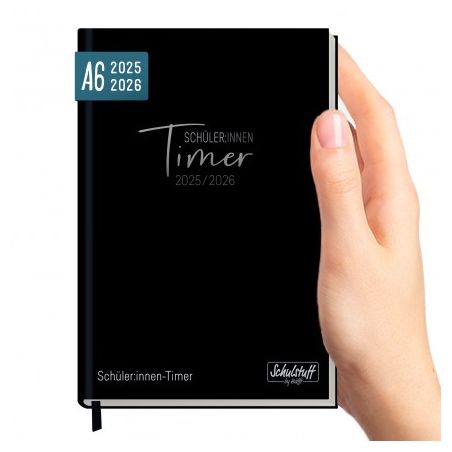 Schulstuff Schüler-Timer mini A6 25/26 sortiert