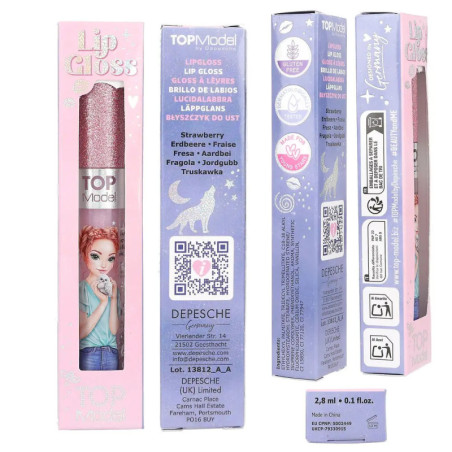 TOPModel Lipgloss mit Glitzerkappe BEAUT