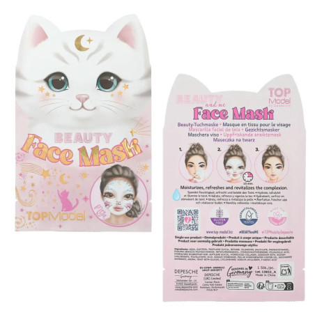 TOPModel Beauty Tuchmaske Tier BEAUTY an