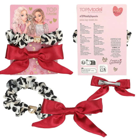 TOPModel Haarclip Schleife und Scrunchie