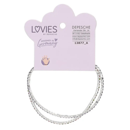 LOVIES Strassarmband Set