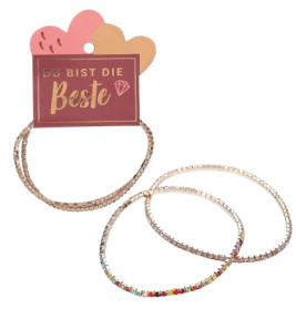 LOVIES Strassarmband Set