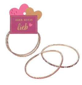 LOVIES Strassarmband Set