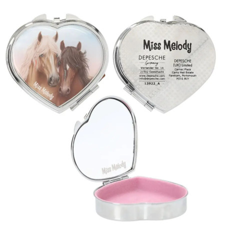 Miss Melody Metalldöschen Herzform mit S