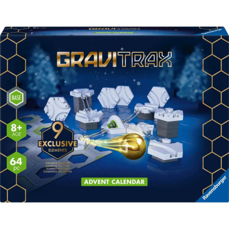 GraviTrax Adventskalender mit 64-teiliger Kugelbahn für Kinder ab 8 Jahren von Ravensburger.