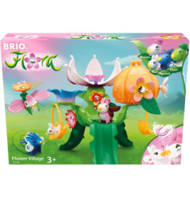 BRIO Flora Blumendorf: Buntes Blumenspielzeug und Tierfiguren für Kinder ab 3 Jahren.