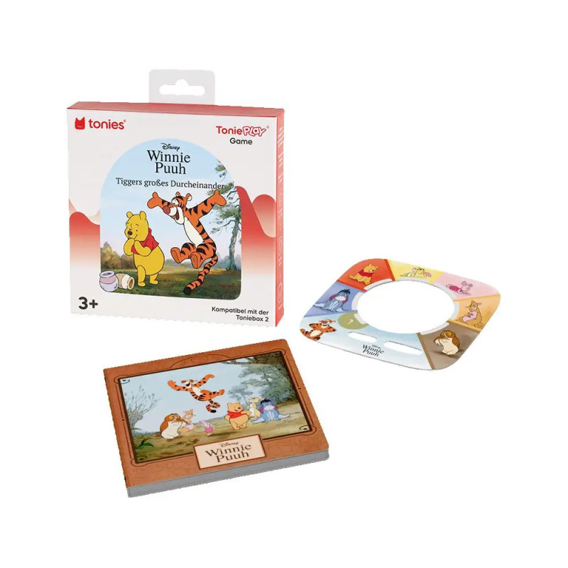 Tonies-Set Winnie Puuh mit Tigger, Spielkarte und Verpackung, geeignet ab 3 Jahren. Tonies-Set Winnie Puuh mit Tigger, Spielkarte und Verpackung, geeignet ab 3 Jahren.