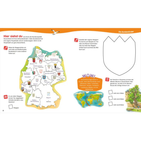 WAS IST WAS Junior Mitmach- Heft Deutschland