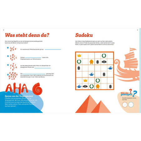 WAS IST WAS Rätseln und Stickern Geschichte