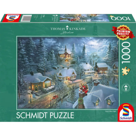 PU1000T.Kinkade Santas Silent Night
