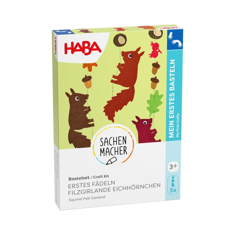 Bastelset - Erstes Fädeln Filzgirlande