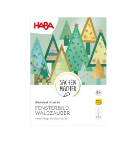 Bastelset - Fensterbild Waldzauber