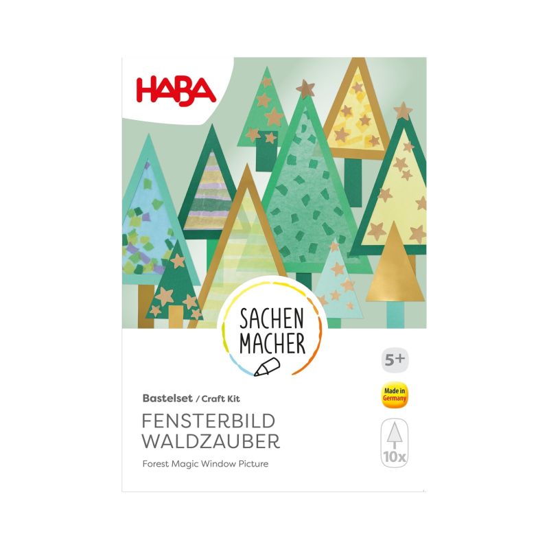 Bastelset - Fensterbild Waldzauber