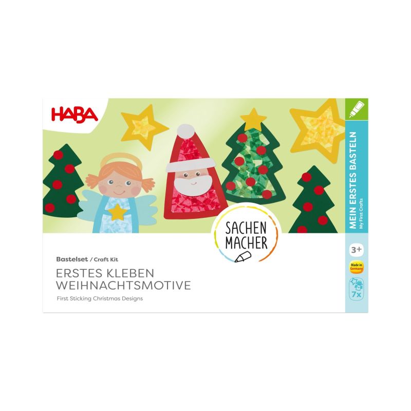 Bastelset - Erstes Kleben Weihnachtsmotive