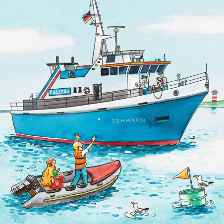 Ravensburger 9221 Puzzle Polizeieinsatz 3 X 49 Teile