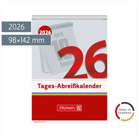 Tagesabreißkalender Nr.13 2026