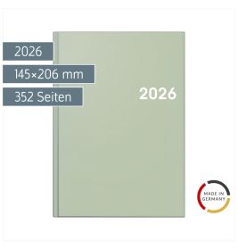 Buchkalender A5 salbei 2026